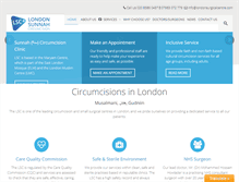 Tablet Screenshot of londonsurgicalcentre.com